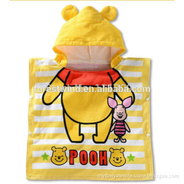 hooded poncho towel for baby